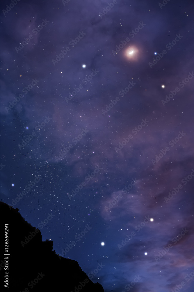 Night skyscape in Big Bend