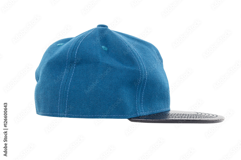 Dark blue baseball cap isolated on white background Stock-Foto | Adobe ...