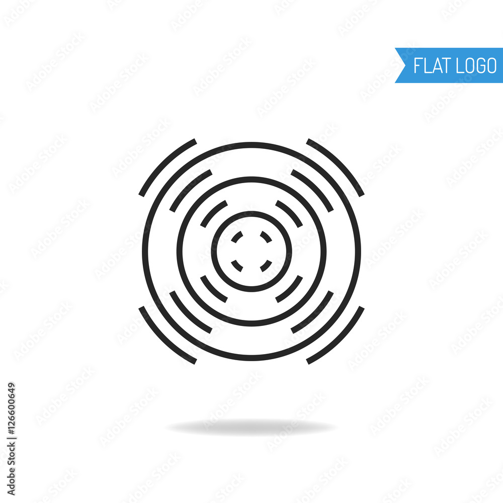Business, technical and engineering logo for company. Circle logotype. Vector Business, technical and engineering logo for company. Circle logotype. Vector