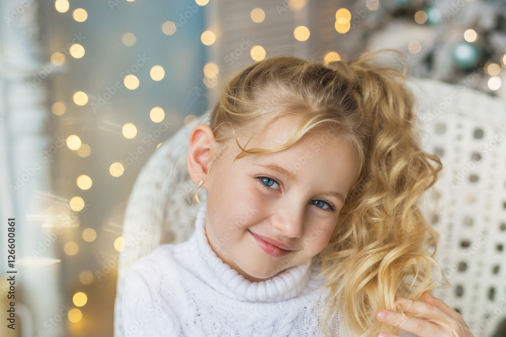 Little girls white sweater online