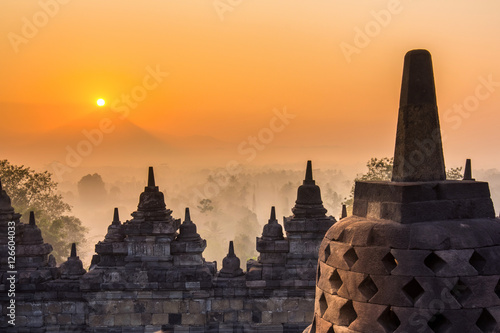 Borobudur Temple, Yogyakarta, Java, Indonesia.