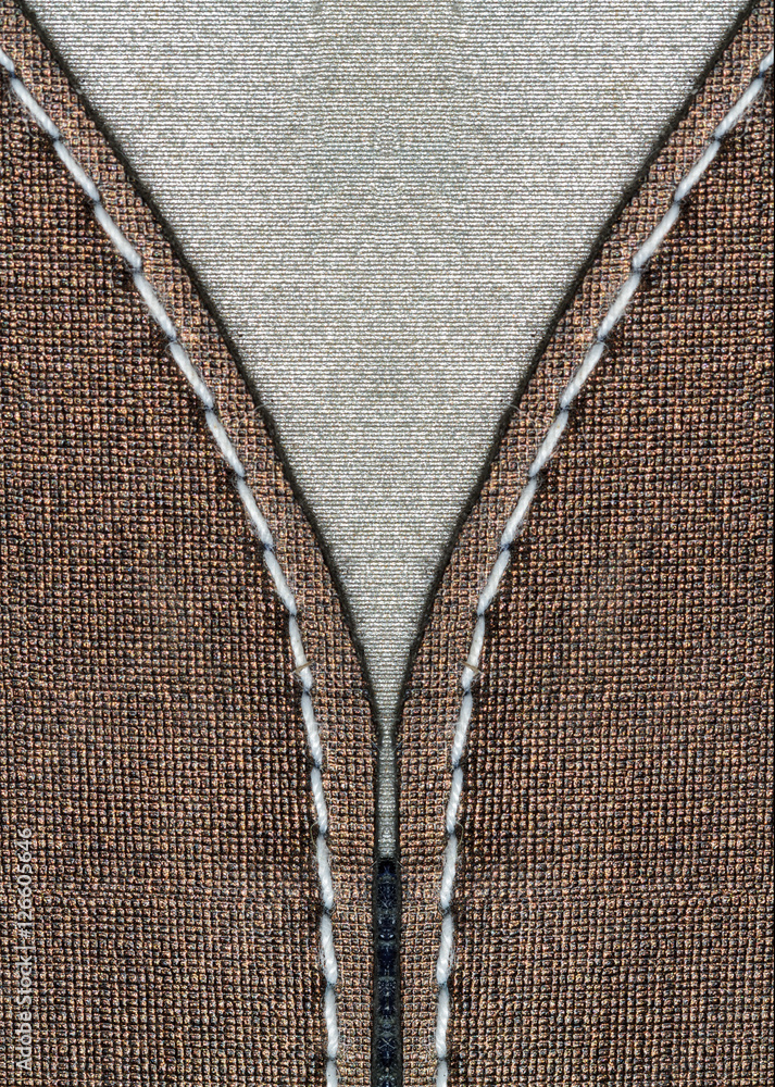 Fabric brown and grey texture for background. Fabric brown and grey texture for background.