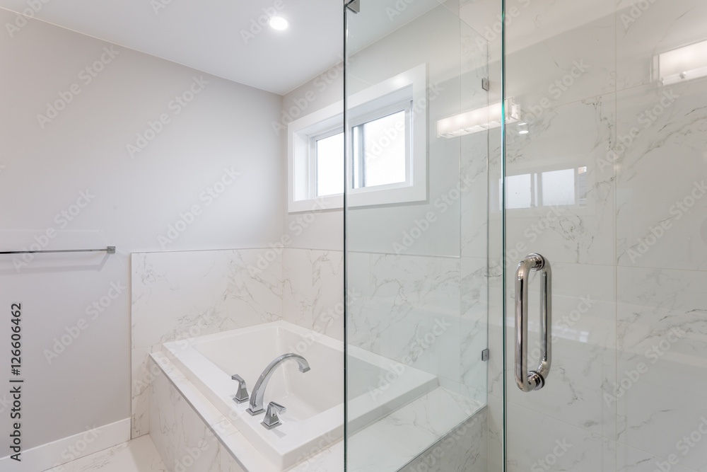 Bathroom interior. Clean design. Bathroom interior. Clean design.