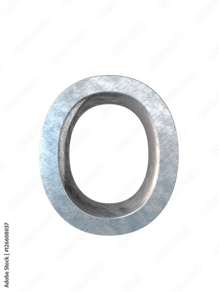 Metal alphabet. 3D rendering Metal alphabet. 3D rendering