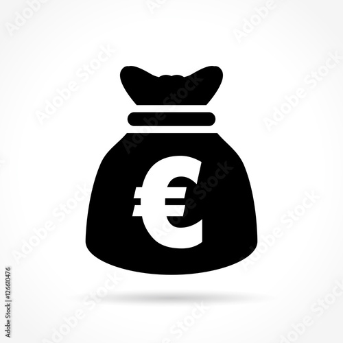 euro bag icon