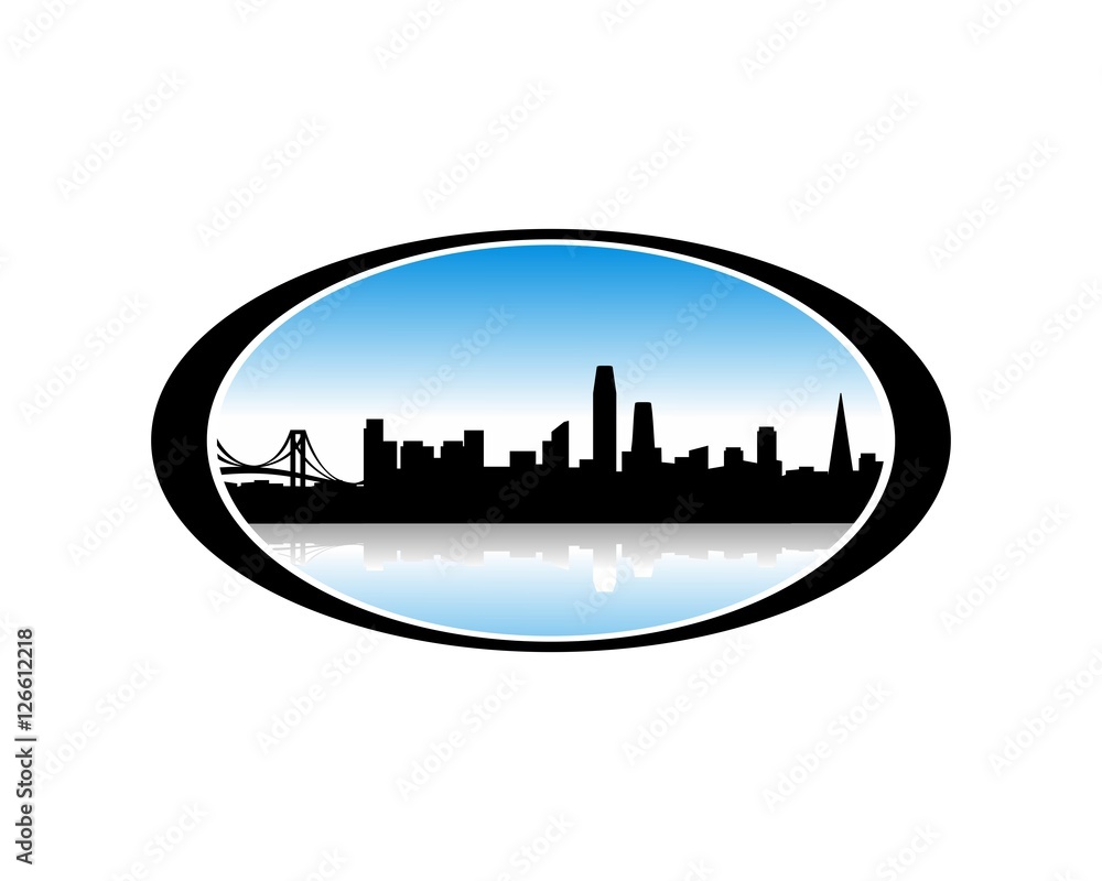 Fototapeta premium luxury skyline