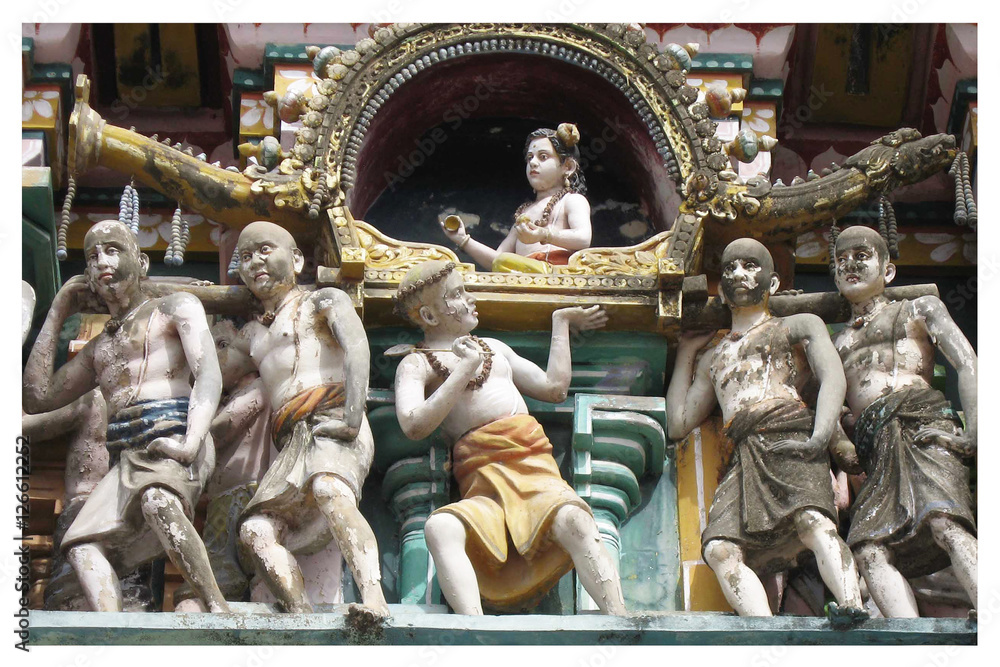 Fototapeta premium temple sculpture