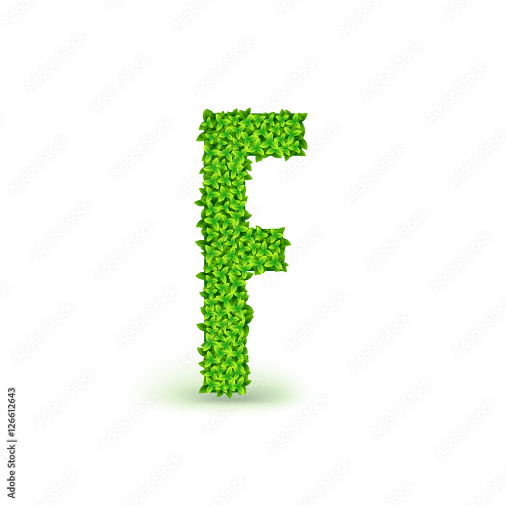 Green Leaves font F. Green Leaves font F.
