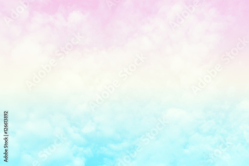 Pastel sky color gradient soft background