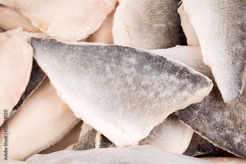 Photography frozen fish