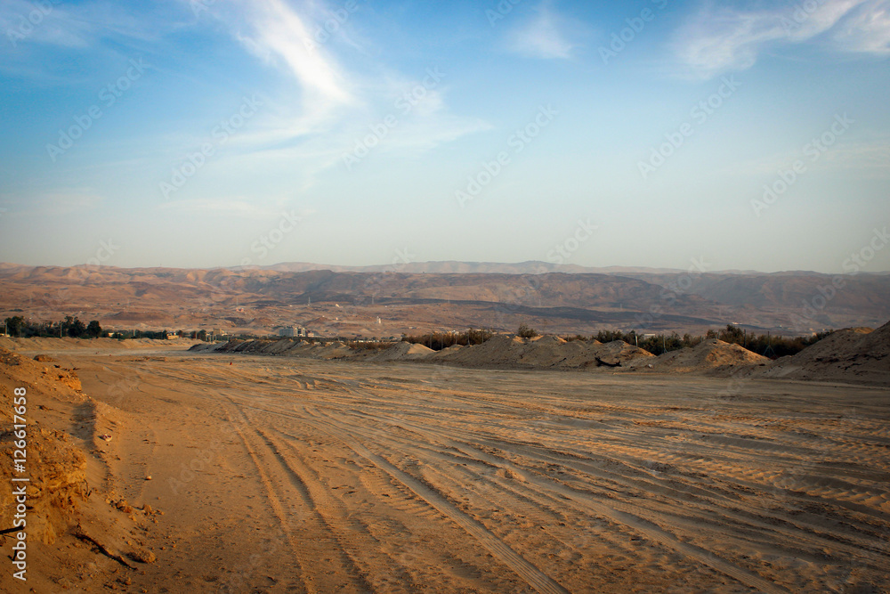 Landscape near Dead Sea, Jordan