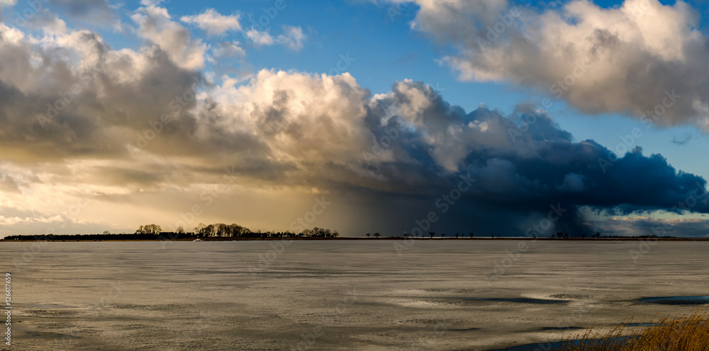 Winter storm cloud Winter storm cloud