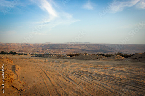 Landscape near Dead Sea  Jordan