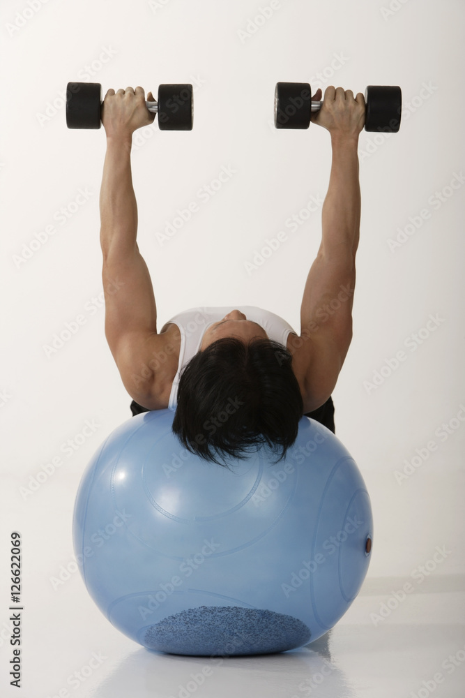 Fototapeta premium Man working out