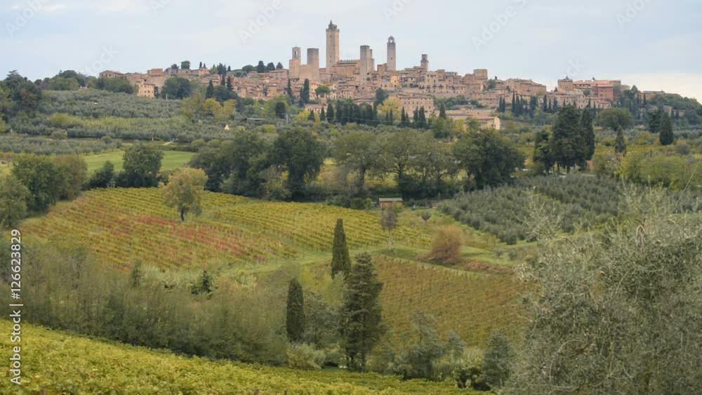 medieval town of San Gimignano, Tuscany, Italy medieval town of San Gimignano, Tuscany, Italy