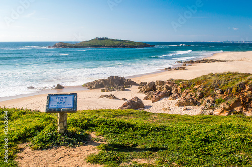 Atlantic ocean coast - wild beaches and cliffs in Alentejo, Portugal