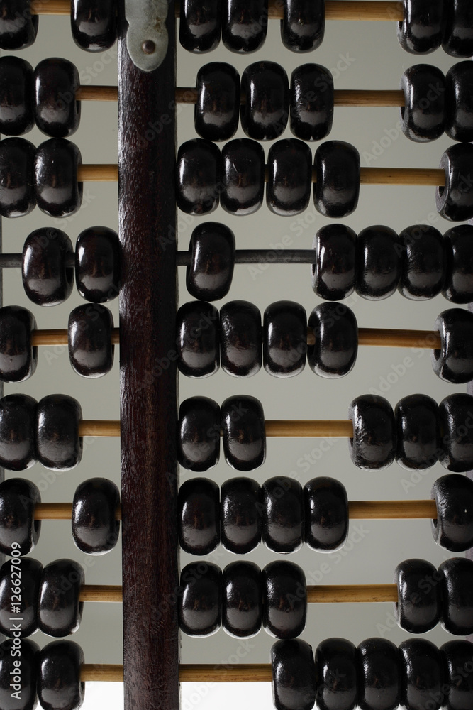 close up of abacus