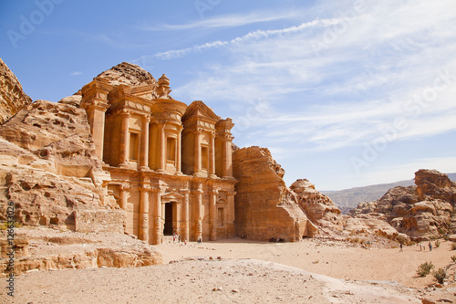 Ancient Petra Monastery photo