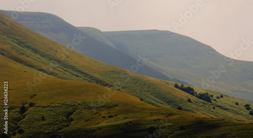 black mountains brecon beacons national park wales uk