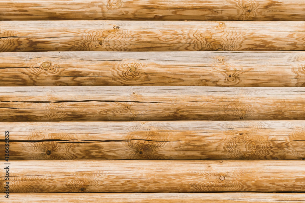 Brown timbered wall, background, texture Brown timbered wall, background, texture