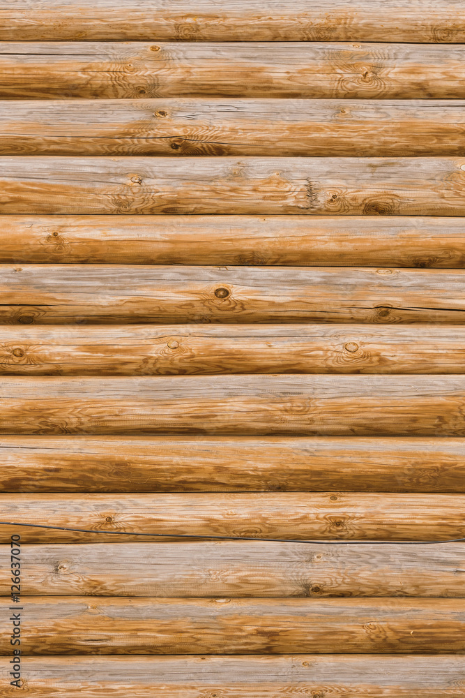 Brown timbered wall, background, texture Brown timbered wall, background, texture
