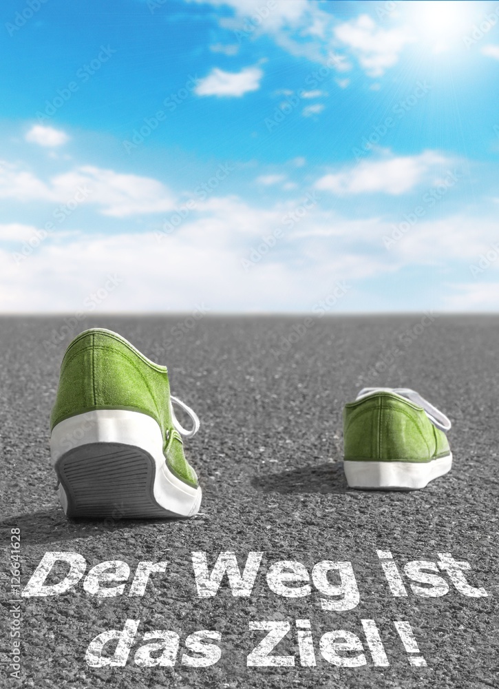 Der Weg ist das Ziel! Stock-Foto | Adobe Stock