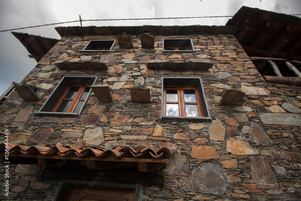 Typical schist homes in Portugal Typical schist homes in Portugal