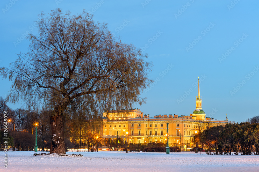Obraz premium St Petersburg in winter