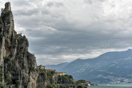 Lake of Iseo near Lovere (Italy)