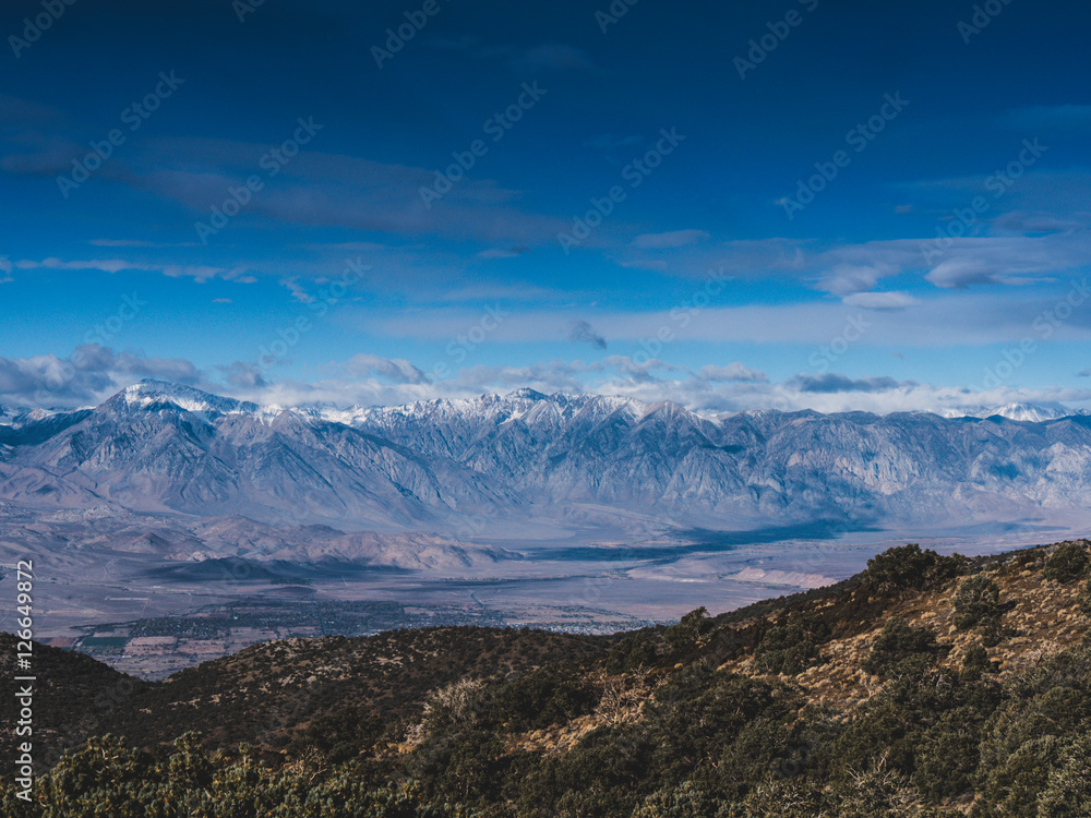 High Sierra Mountains, California.