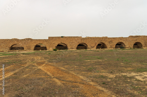 Aqueduct in Tunisia near Carthage photo