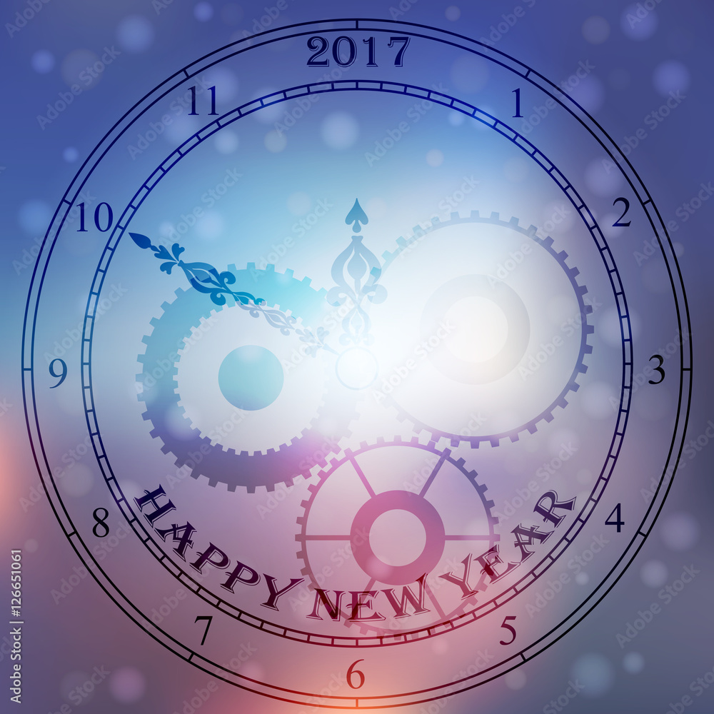 Obraz premium antique clock fac