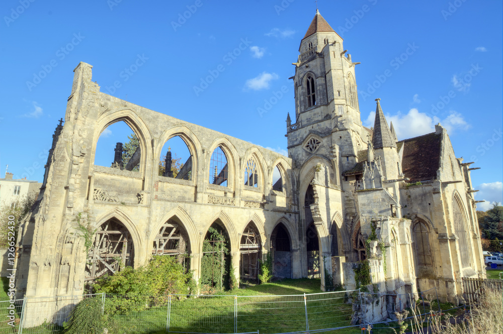 France, Caen - église Saint-Etienne