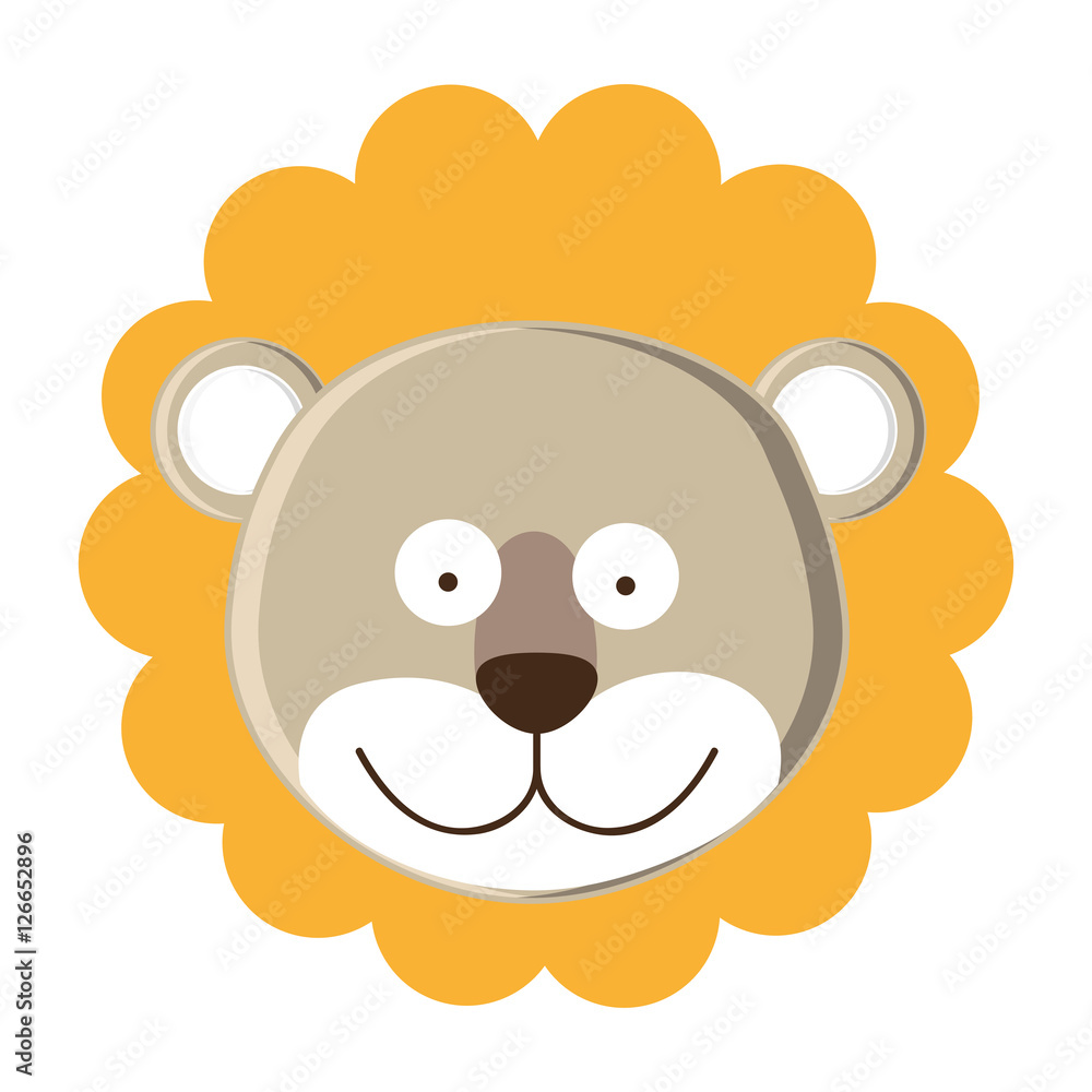 lion cartoon animal icon image vector illustration design lion cartoon animal icon image vector illustration design
