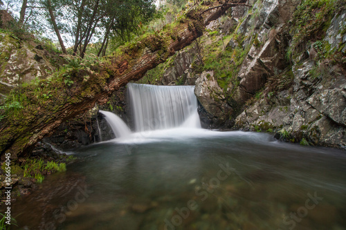 Beautiful waterfall in Lousa