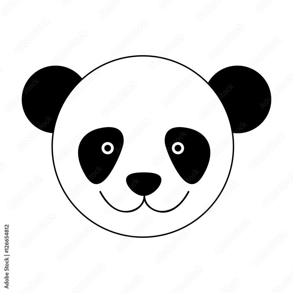 panda cartoon animal icon image vector illustration design panda cartoon animal icon image vector illustration design