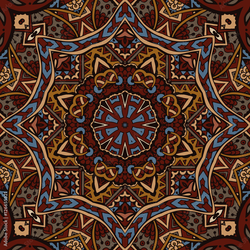 seamless ethnic geometric pattern