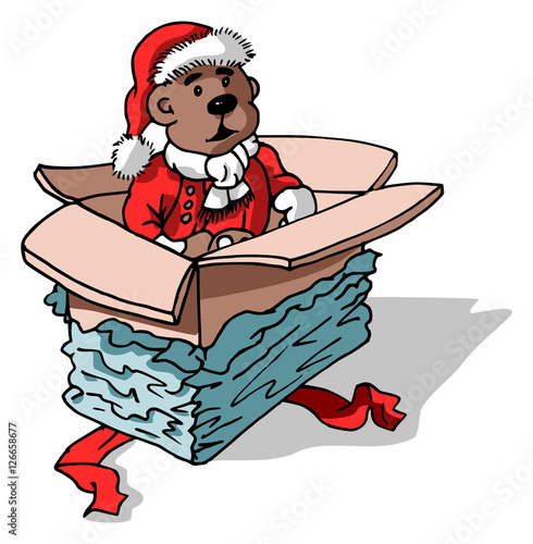 Kerst cadeau speelgoed beer