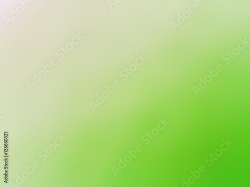Abstract gradient green white colored blurred background