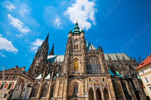 Saint Vitus Cathedral in Prague, Czech Republic photo