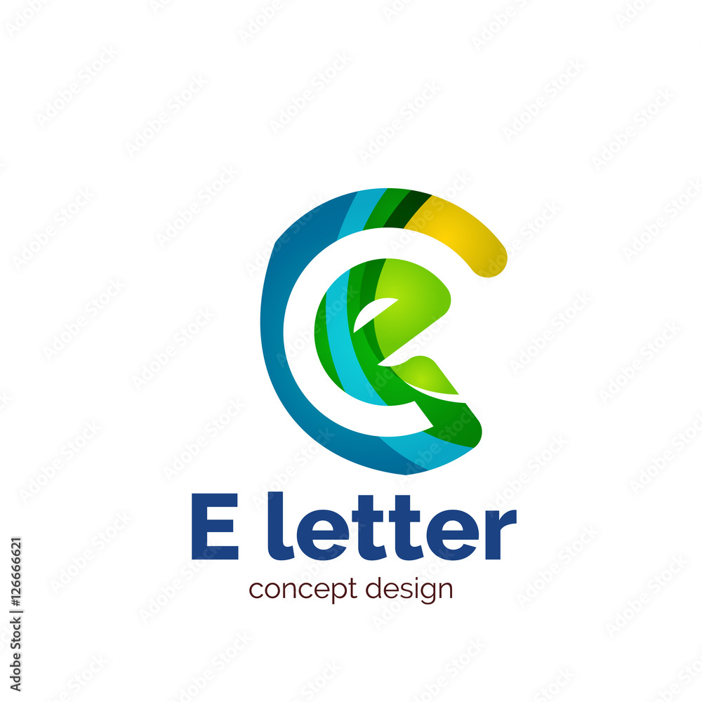 Vector letter concept logo template, abstract business icon Vector letter concept logo template, abstract business icon
