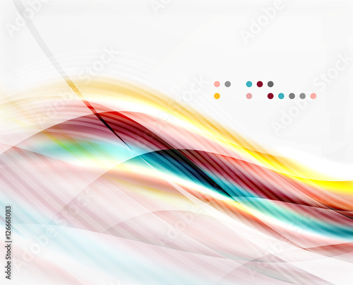 Vector shiny wave abstract background