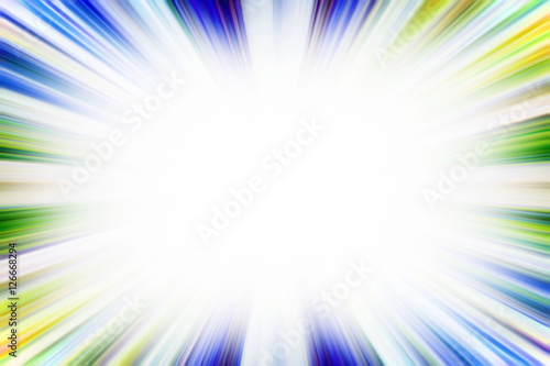 Colorful starburst explosion border