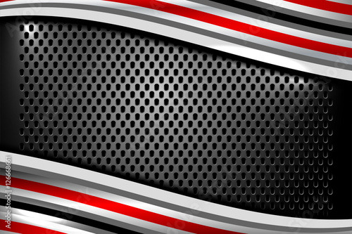 dark template metal backgrounds, Vector Illustration