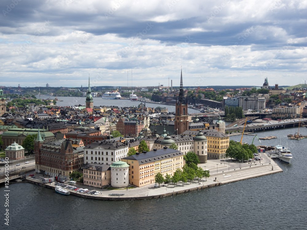 View of Stockholm City Center.