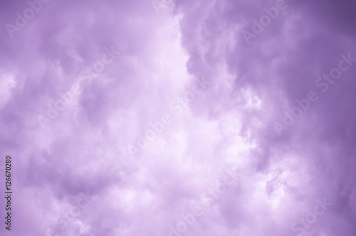 Obraz chmura fioletowe niebo w tle