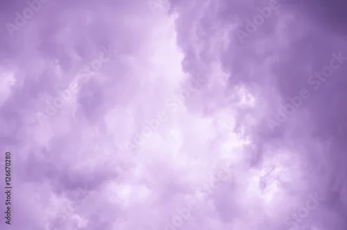 Obraz chmura fioletowe niebo w tle