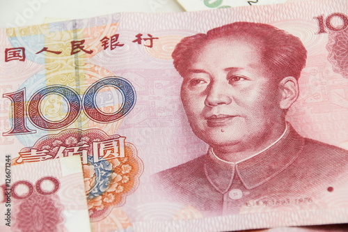 Obraz na płótnie Chinese Yuan, Currency of China w salonie