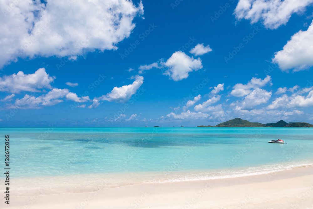 Beautiful Antigua Caribbean Beach