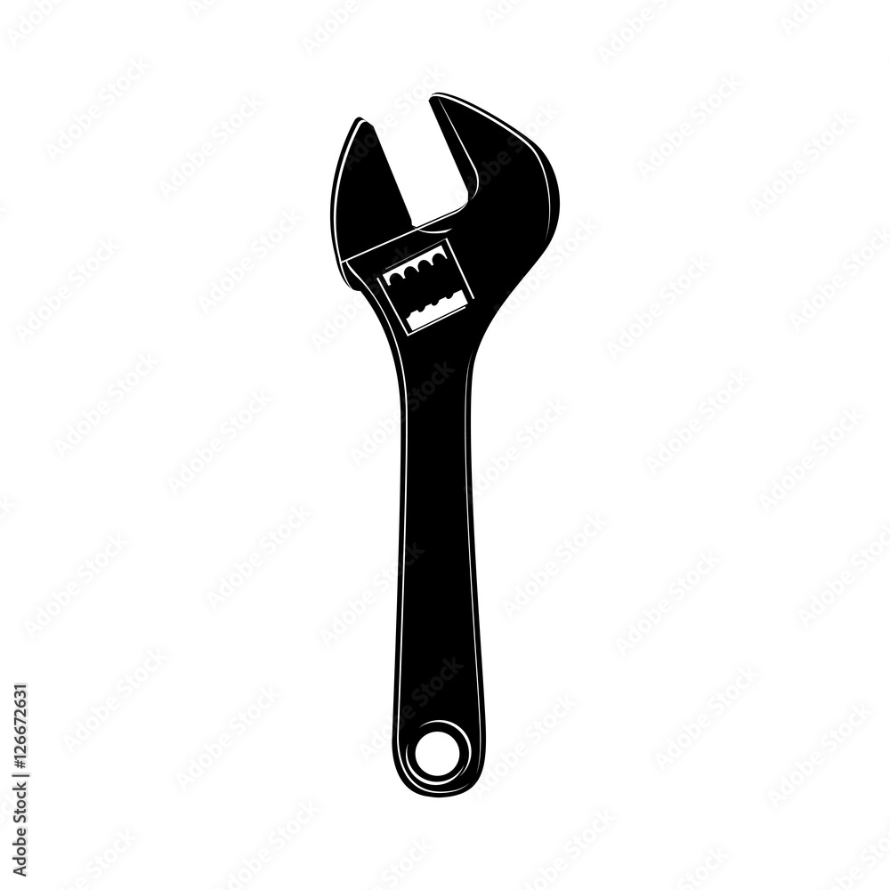 wrench or spanner tool icon image vector illustration design wrench or spanner tool icon image vector illustration design
